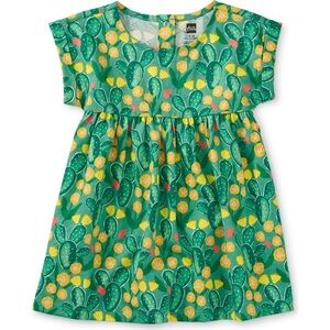 Tea Collection Baby Empire Dress, Cactus Floral, 6-9M